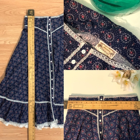 SOLD Jessica’s Gunnies vintage Midi Skirt - Picture 3 of 7